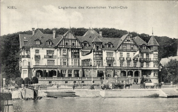 TP Kiel, casa de huéspedes del Imperial Yacht Club, arquitectura