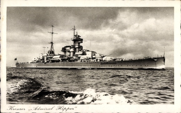 Buque de guerra alemán, Admiral Hipper, crucero de la Kriegsmarine