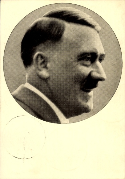 paspartú TP Führer y Canciller del Reich Adolf Hitler, Retrato, Hombres de la época nº 91