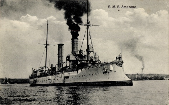 Buque de guerra alemán, SMS Amazone, Armada Imperial