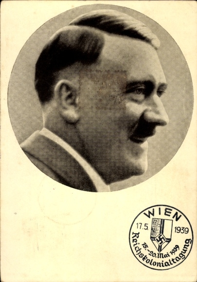 paspartú TP Führer y Canciller del Reich Adolf Hitler, Retrato, Hombres de la época No. 91
