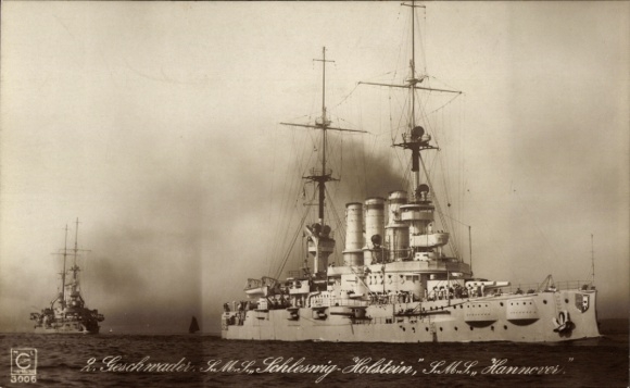 Buques de guerra alemanes SMS Schleswig-Holstein, SMS Hannover, Armada Imperial, Escuadrón