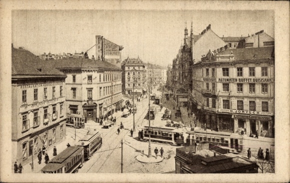 Distrito 19 de Viena, Döbling Nussdorf, cruce de Währingerstraße y Nußdorferstraße, tranvía