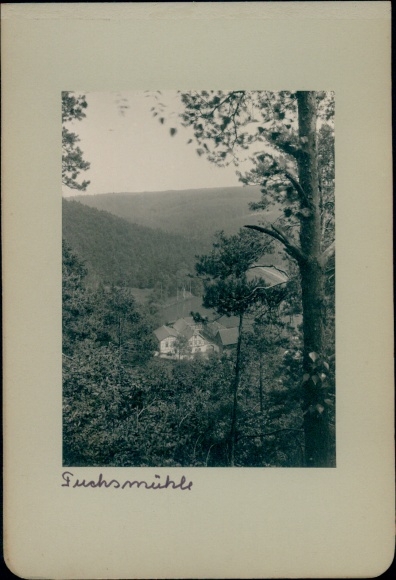 foto passepartout Weida en Turingia, Fuchsmühle