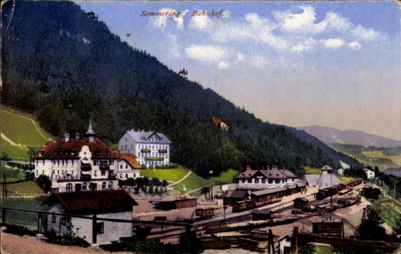 Estación de tren de Semmering en Baja Austria