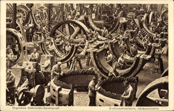 TP Berlín Köpenick Oberschöneweide, AEG, Großmaschinenfabrik, Gehäusewindei