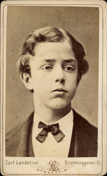 CdV Príncipe heredero Gustavo de Suecia