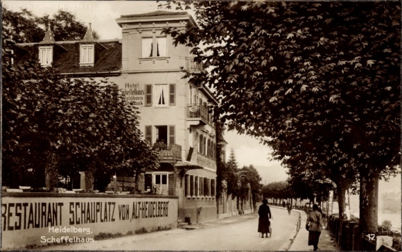 TP Heidelberg am Neckar, Hotel Sellehus, Restaurante Schauplatz, Scheffelhaus