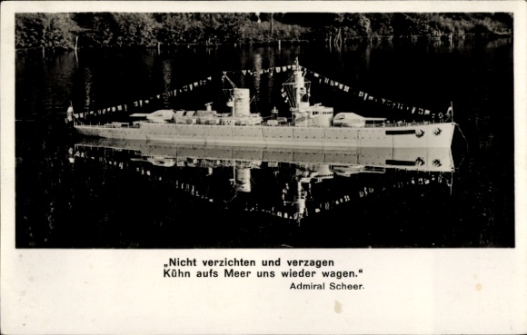 TP Panzerschiff Modell Alemania Klasse, Almirante Scheer