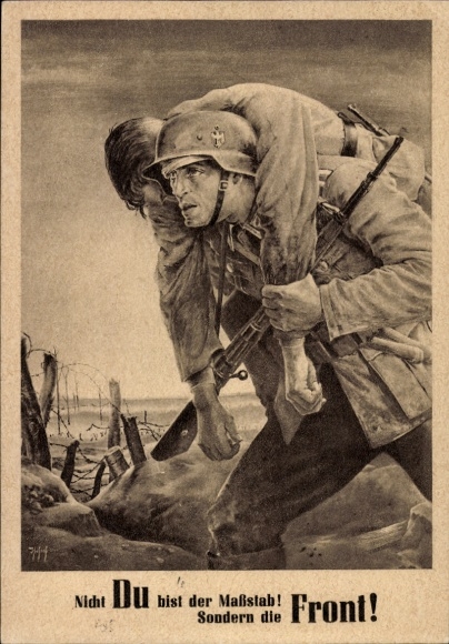 Artista TP Tschech, Will, No eres la medida sino el frente, Wehrmacht, Día del NSDAP