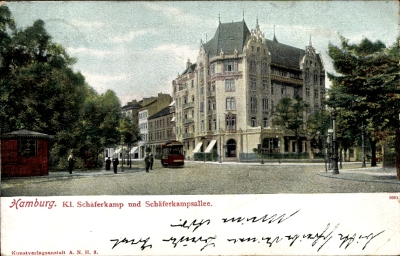 Estación de Hamburgo Eimsbüttel, Kl. Schäferkamp, Schäferkampsallee, tranvía