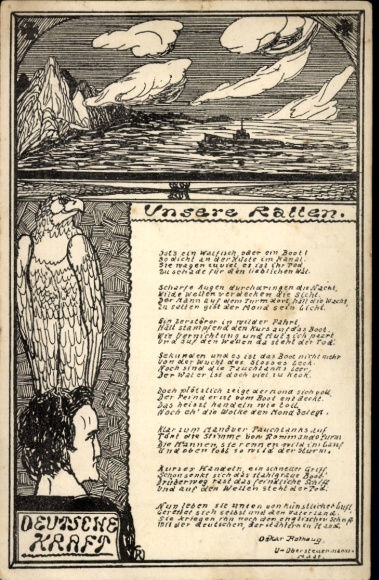 Artista TP Deutsche Kraft, Nuestras ratas, poema del suboficial jefe del submarino Oskar Rathwig