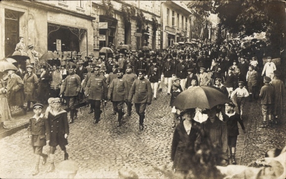 Foto: TP Ratzeburg en el Ducado de Lauenburg, Cazadores de Lauenburg, desfile de verano de 1921