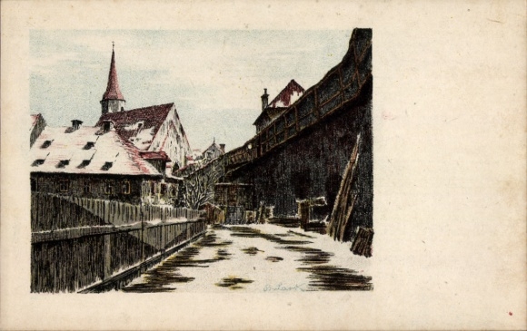 Artista TP Lark, B., Región de Cheb Eger, Karlovy Vary, Corte Franciscana