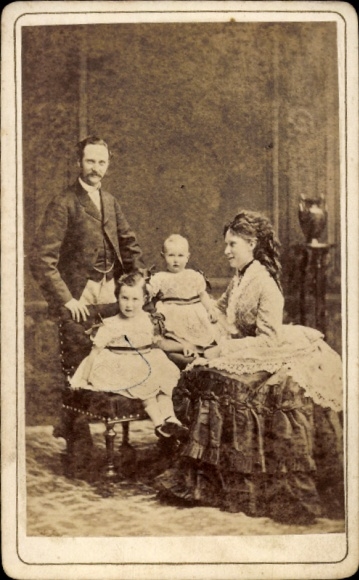 CdV Frederik de Dinamarca con su familia