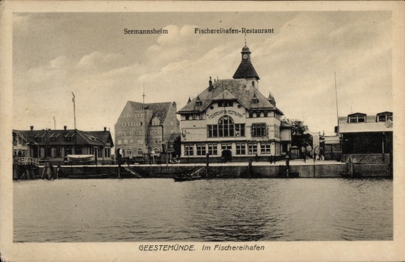 TP Geestemünde Bremerhaven, Casa de Marineros, Restaurante del Puerto Pesquero, Vista del Puerto